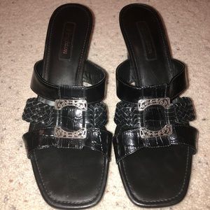 Palace Black Brighton 1 inch heal, barley warn